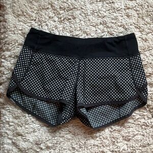 Lululemon Athletica Polka Dot Speed Up Shorts